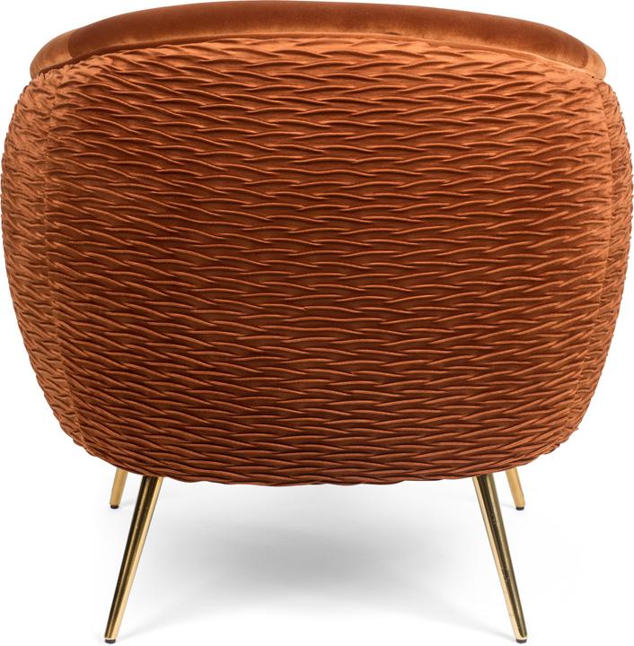 Actual product image Bold Monkey So Curvy lounge chair orange