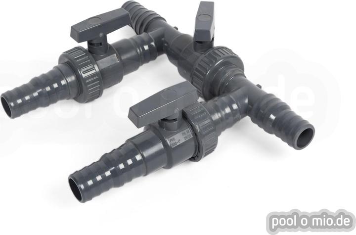 Immagine prodotto Poolomio Valvola di bypass per pompe di calore per piscine 32/38 mm