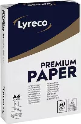 Plutoos Kopierpapier Premium A4, 80 g/m2, weiss, Box 500 Blatt (80 g/m²)