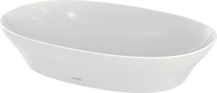 Actual product image TOTO TL Countertop washbasin rd o HL without overflow 107x400x260mm white (260 mm, 400 mm)