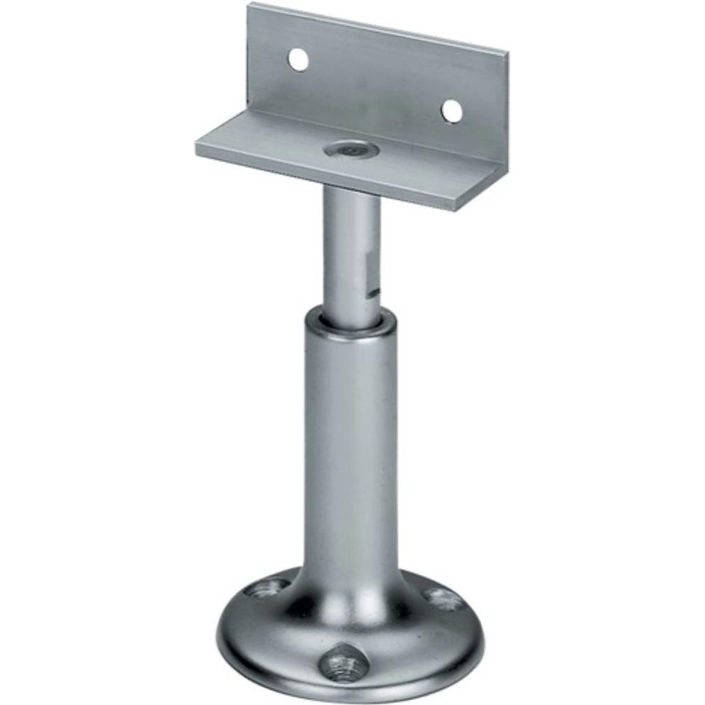 Deni, Möbelausstattung, Trennwandstütze Breite 60 mm Höhe 100 - 120 mm Aluminium F1 / naturfarbig höhenverstellbar (1 St...