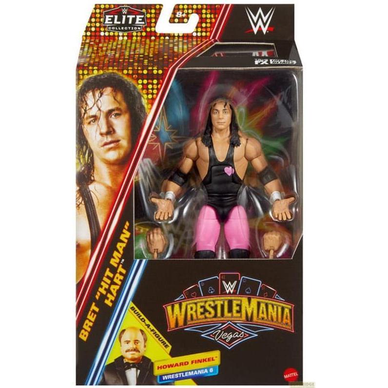 Thumbnail - Mattel WWE WrestleMania Elite Collection Actionfigur Bret "Hit Man" Hart 15 cm