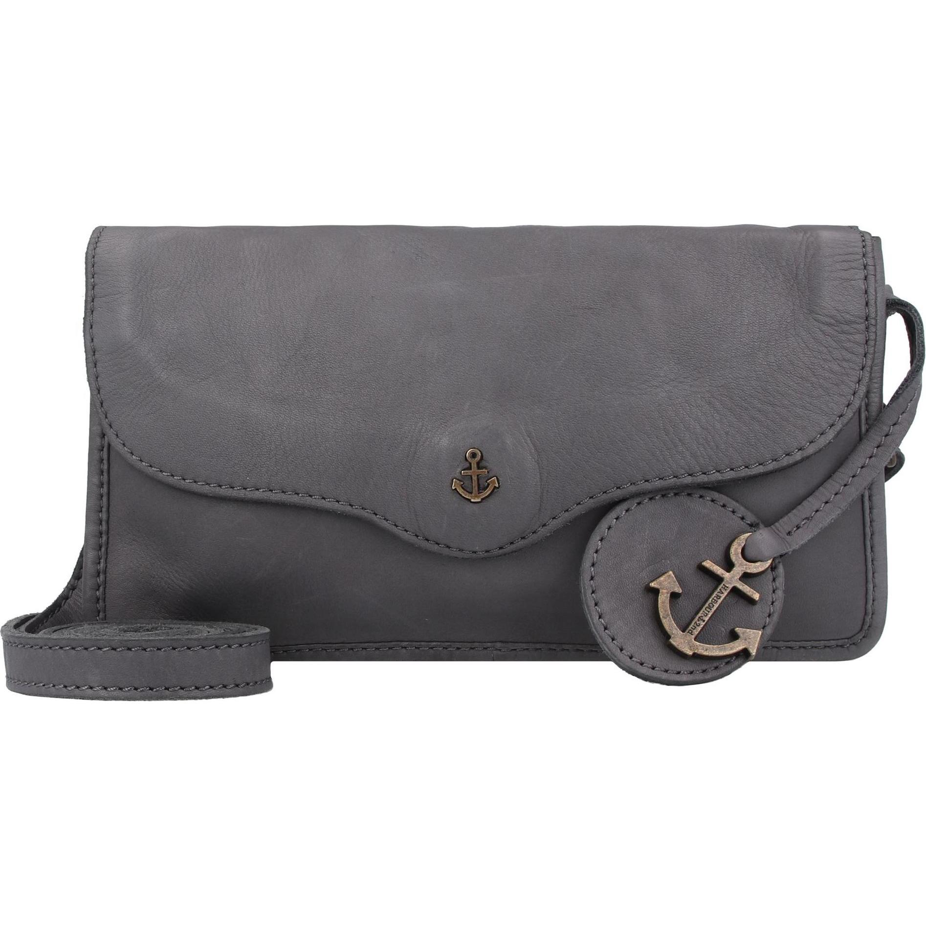 Harbour 2nd, Handtasche, Anchor Love Umhängetasche Leder 22 cm, Grau