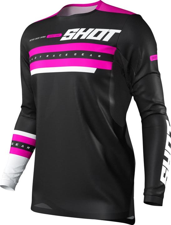 Image du produit Shot CONTACT SHINING LADY Jersey schwarz-pink XXL (XXL)