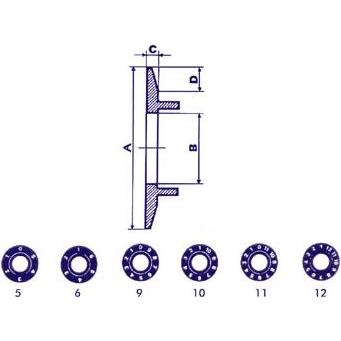 Velleman Dial For 21mm Button (Transparent White 12 Digits), Elektronikzubehör + Gehäuse, Weiss, Transparent
