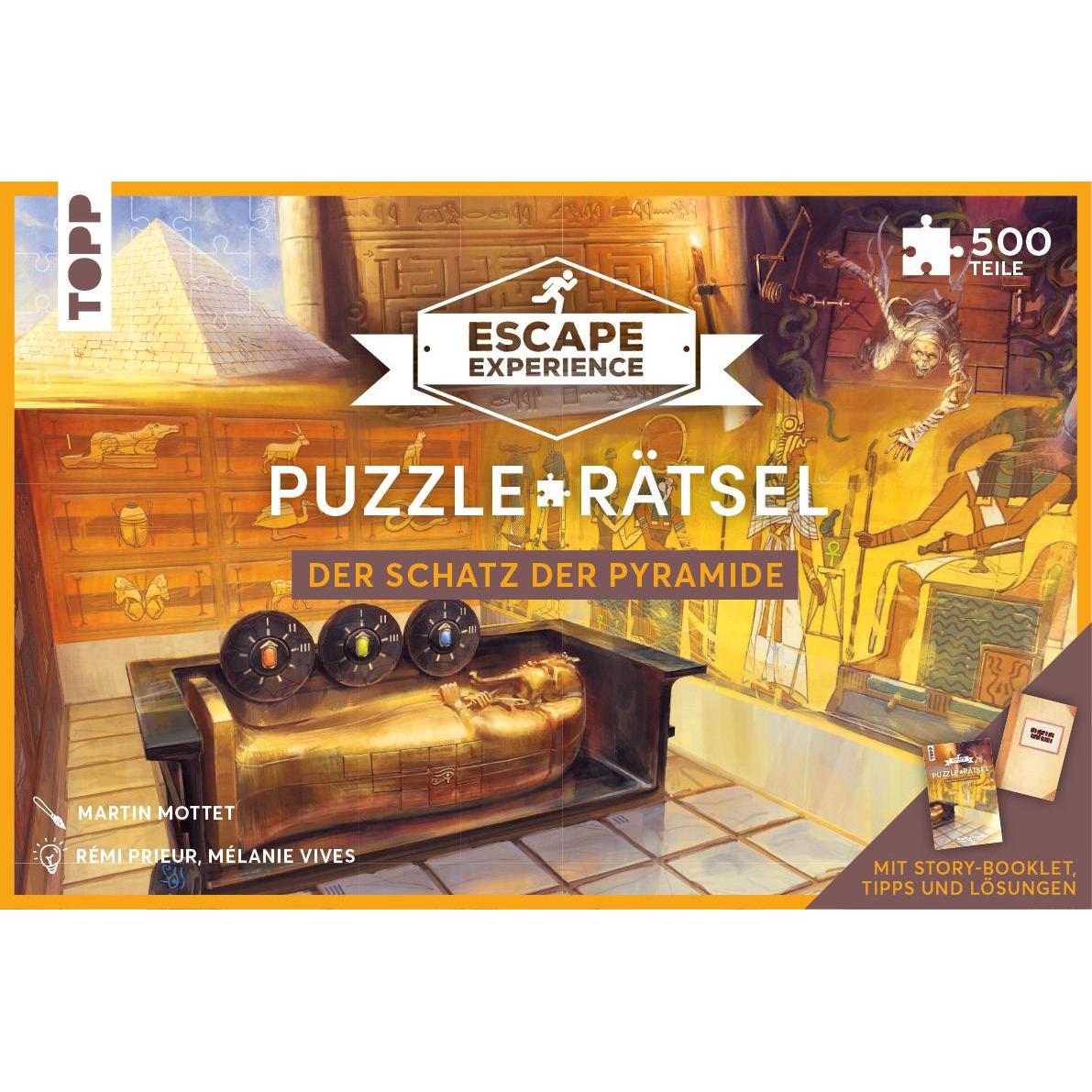 Thumbnail - Frech Escape Experience – Puzzle-Rätsel – Der Schatz der Pyramide (500 Teile)