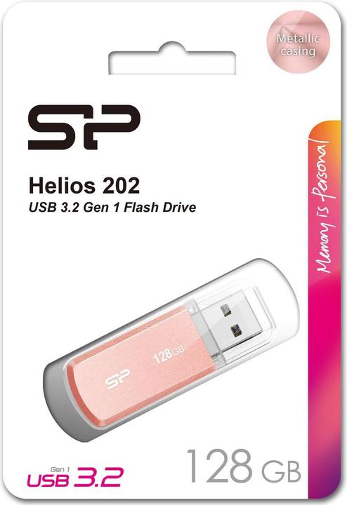 Image du produit Silicon Power memory USB Helios 202 128GB USB 3.2 Gold (128 Go, USB-A)