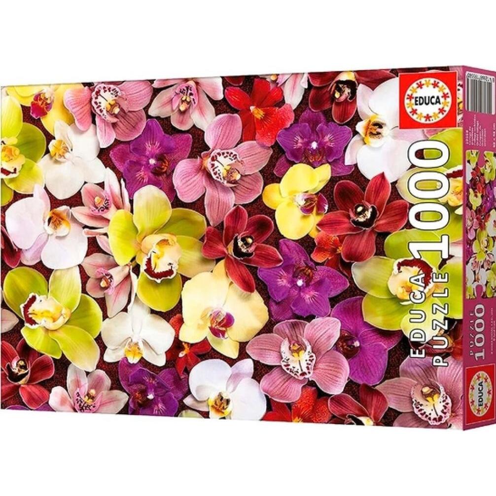 Educa 19558 Puzzle 1000 Pcs. Orchid Collage (1000 Teile)