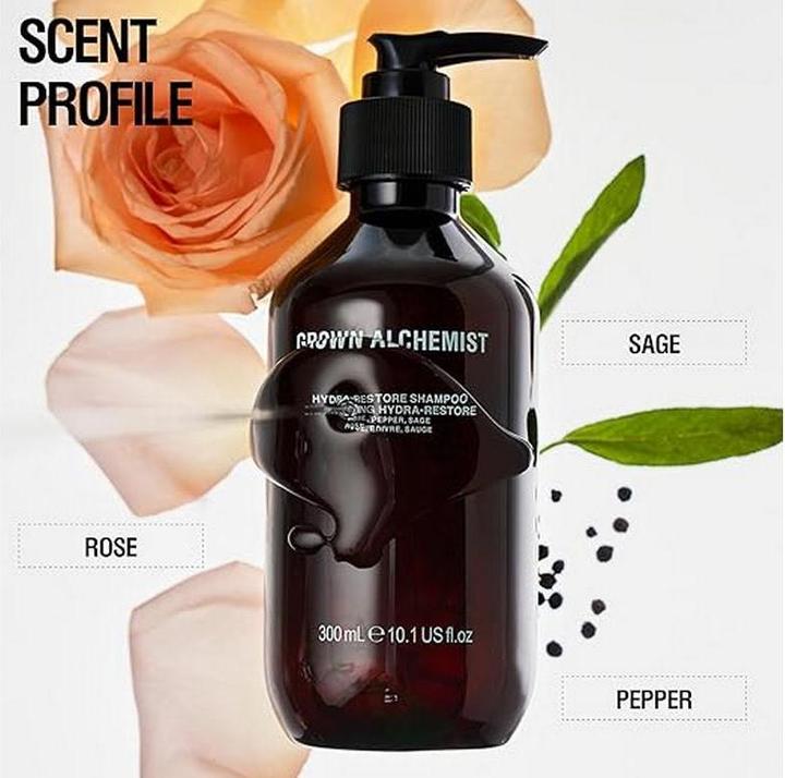 Produktbild Grown Alchemist Hydra-Restore Shampoo (Flüssiges Shampoo, 300 ml)