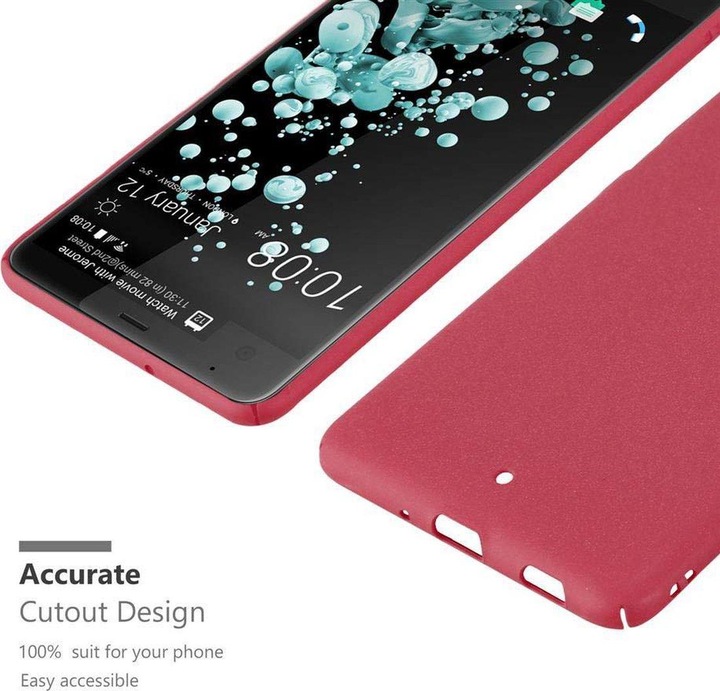 Image du produit Cadorabo Couverture rigide Frosty Cover (HTC U Ultra)