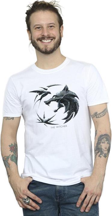 Produktbild Netflix The Witcher Wolf Logo TShirt (5XL)