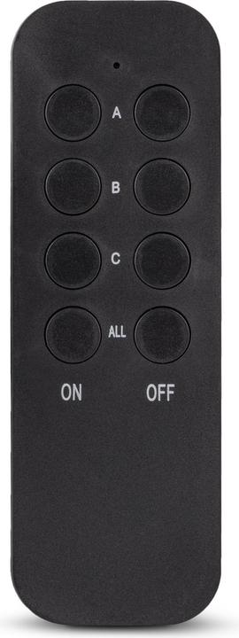 Produktbild Entac Ferngesteuert Aussensteckdose 2er Set schwarz IP44