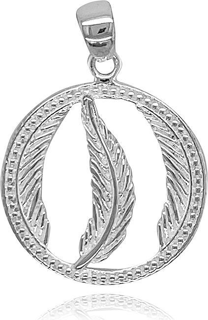 Immagine prodotto Leyda Ciondolo amuleto piuma (Argento 925)