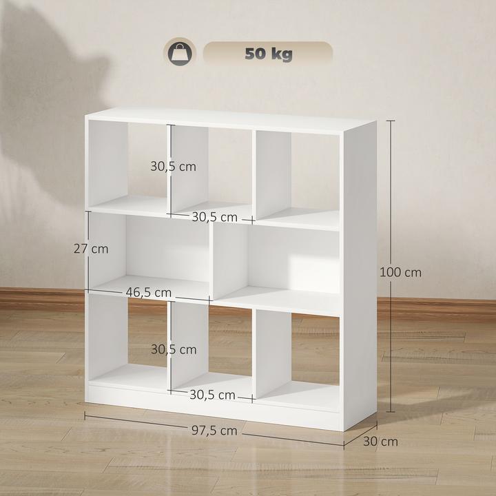 Image du produit Homcom Étagère à livres (30 x 30 x 100 cm)