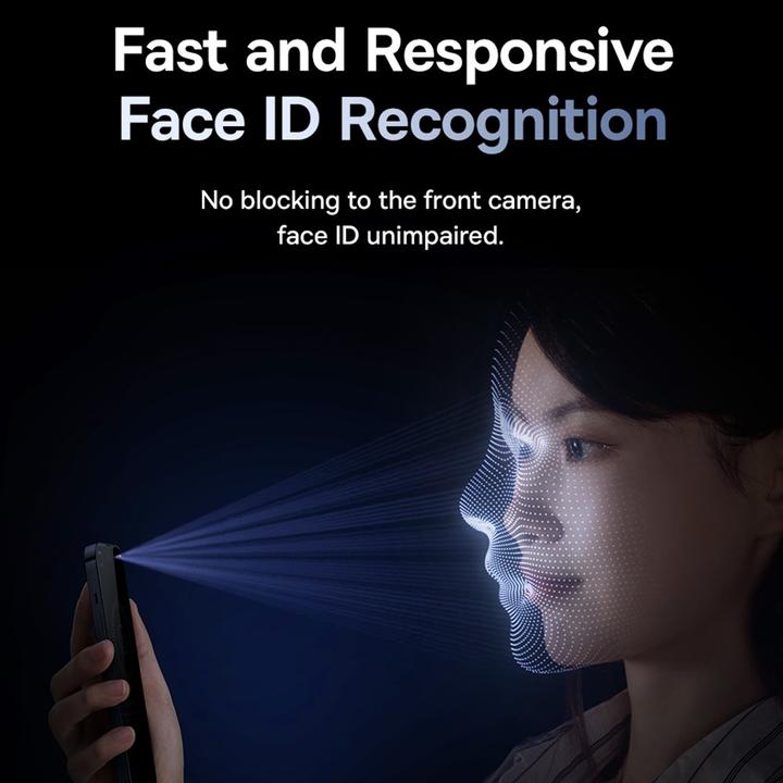 Produktbild Baseus Panzerglas mit Sichtschutz (1 Stk., Apple iPhone 15 Pro)