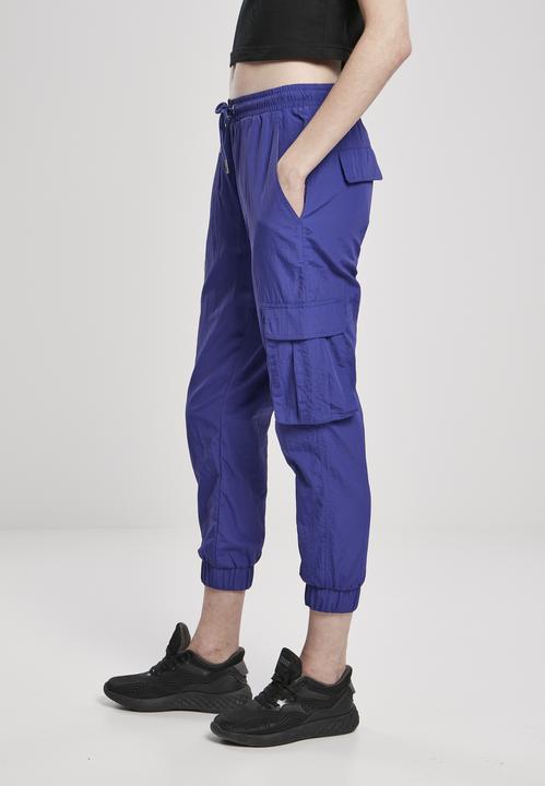 Produktbild Urban Classics Ladies High Waist Crinkle Nylon Cargo Pants (M)