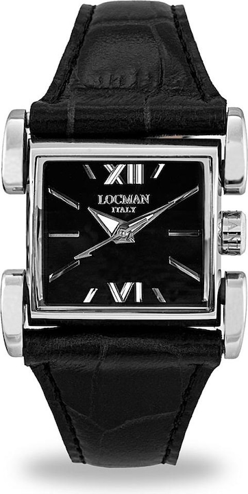 Produktbild Locman Italy Damenuhr Latin Lover Titanium/Edelstahl schwarz Ref. 0506 (Analoguhr, 1295 mm)