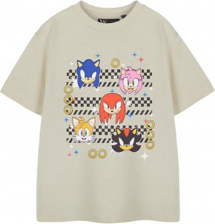 Produktbild Sonic The Hedgehog Group Faces TShirt Jungen kurzärmlig (146, 152)