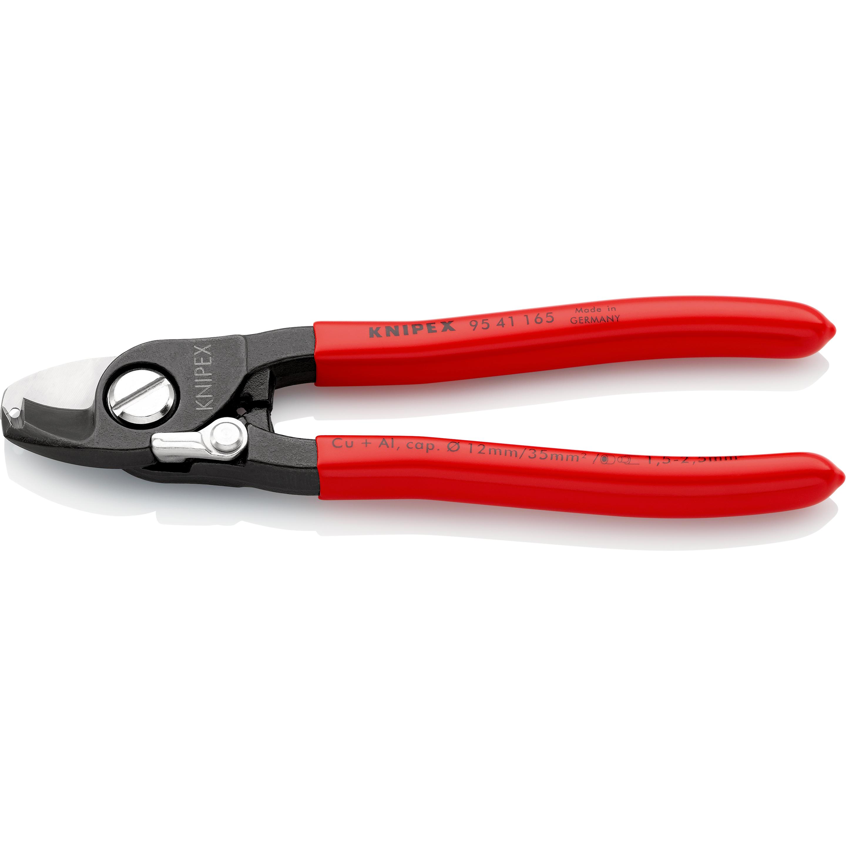 Knipex, Bolzenschneider + Seitenschneider, Kabelschere (165 mm)