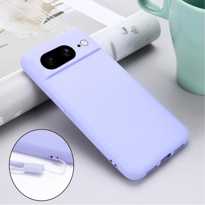 Produktbild Cover-Discount Google Pixel 8 - Silikon Gummi Hülle violett (Google Pixel 8)