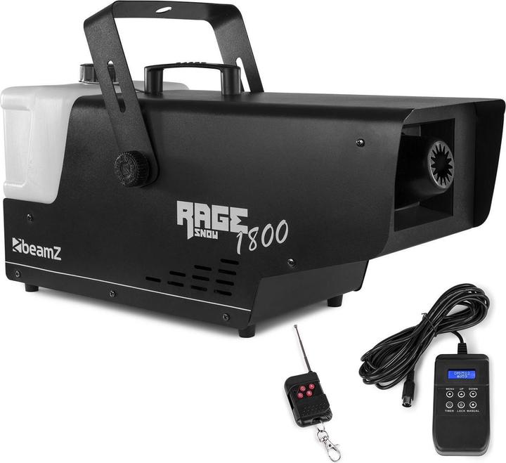 Actual product image BeamZ Snow machine Rage 1800SNOW