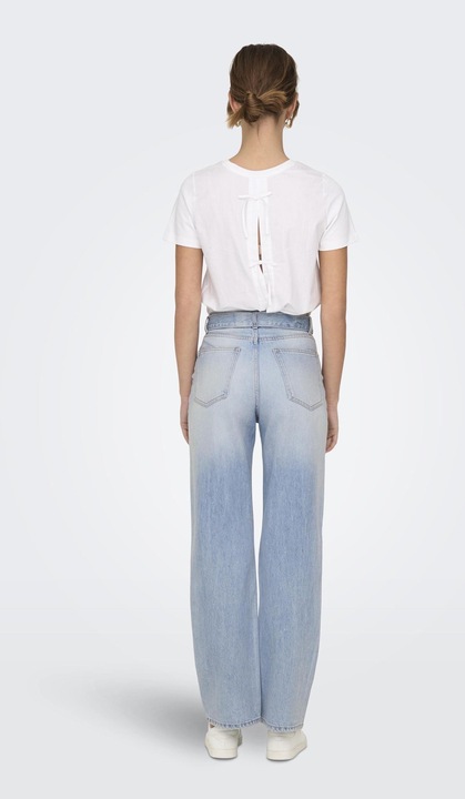 Actual product image Only ONLMADDIE Hohe Taille Weiter Beinschnitt Jeans Straight-Fit jeans (W27/L34)