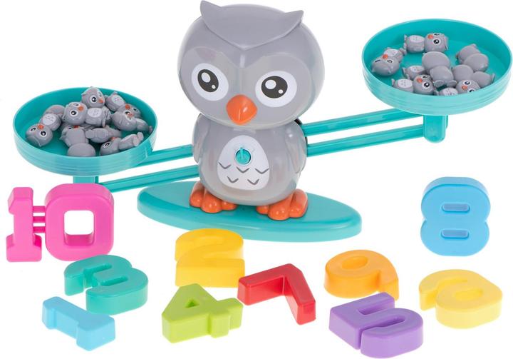 Actual product image Ikonka Educational counting scales owl large