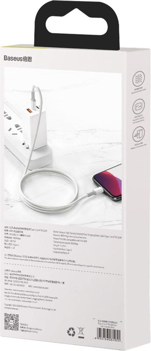 Actual product image Baseus USB C – Lightning (2 m, USB 2.0)