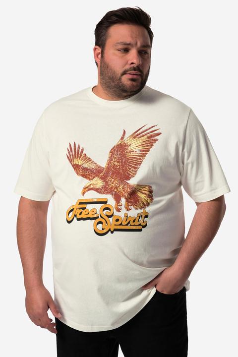 Image du produit Men+ T-shirt grand imprimé, col rond et manches courtes - jusqu'au 8 XL (XL)