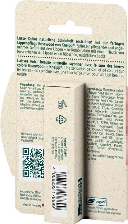 Immagine prodotto Kneipp Palissandro (Stick per la cura delle labbra)