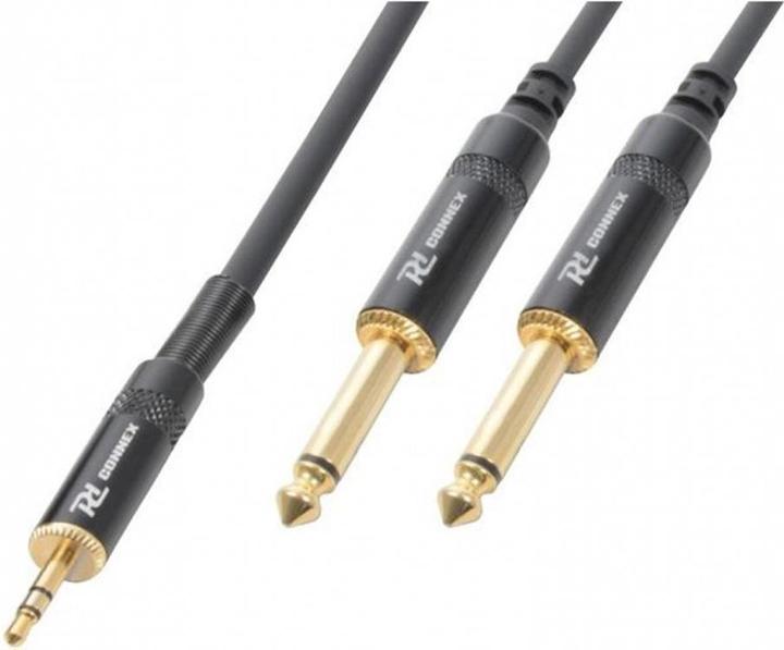 Produktbild PD Connex Audio-Kabel CX86-6 3,5 mm Klinke - 6,3 mm Klinke 6 m (6 m, 6.3mm Klinkenkabel, AUX Kabel)
