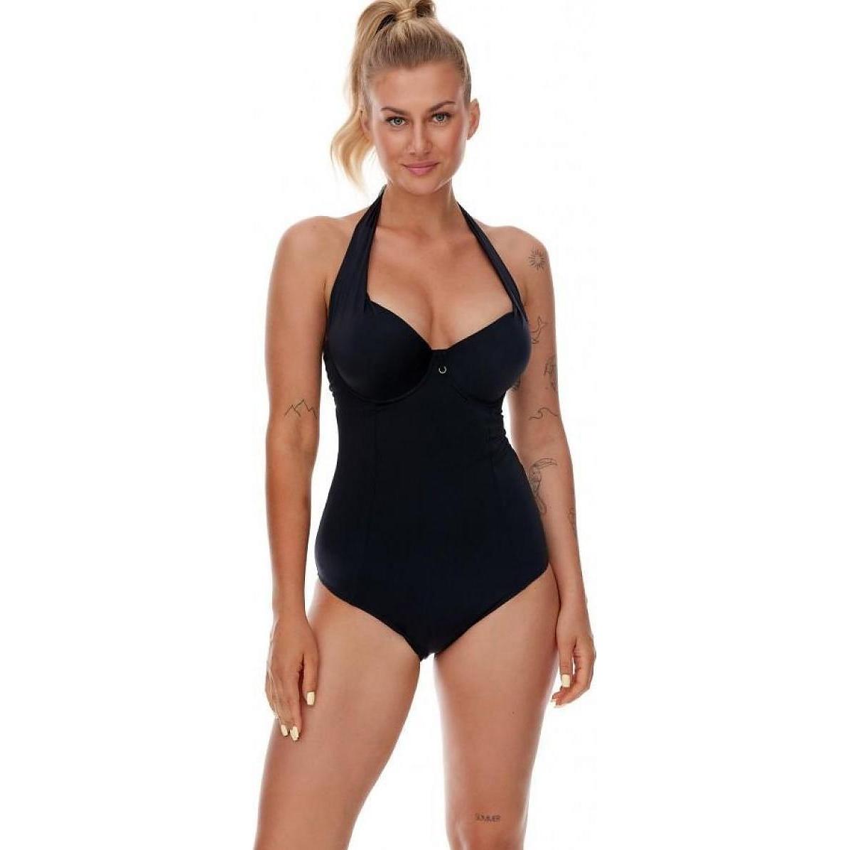 Lupo, Damen, Badeanzug, Einteilige Badeanzug model, Schwarz, (65 C)