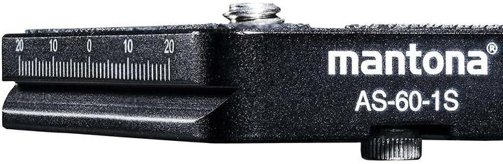 Actual product image mantona AS-60-1S Quick-release plate (Tripod quick-release plate)