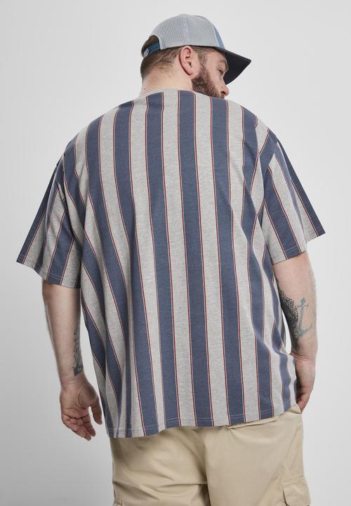Produktbild Urban Classics Printed Oversized Bold Stripe Tee (S)