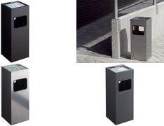 Produktbild Durable Abfalleimer mit Ascher 17 l, Silber (17 l)
