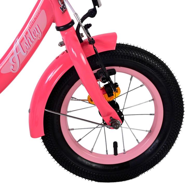 Image du produit Volare Ashley Kinderfiets - Meisjes - 12 inch - Rood/Roze (12")