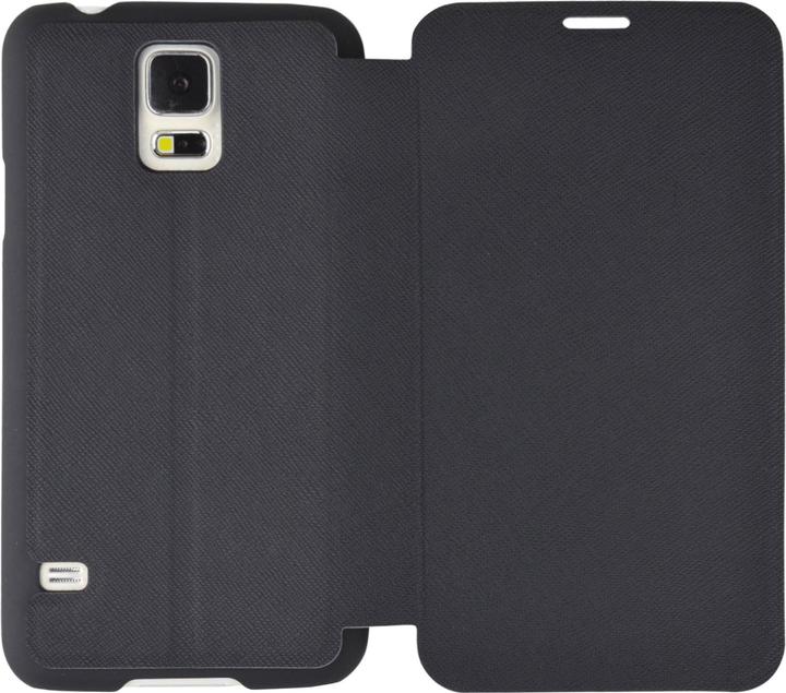 Actual product image Mobiparts Slim Folio Case Samsung Galaxy S5 Mini Black (Samsung Galaxy S5 Mini)