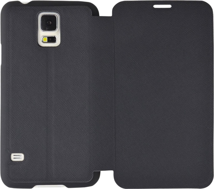 Productafbeelding Mobiparts Slim Folio Case Samsung Galaxy S5 Mini Black (Samsung Galaxy S5 Mini)