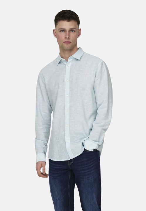 Produktbild Only & Sons Slim Fit Hemdkragen Hemd Hemd (L)