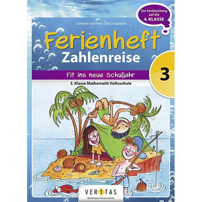 Thumbnail - Ferienheft Zahlenreise 3. Volksschule, Schulbücher von Jutta Schabhüttl