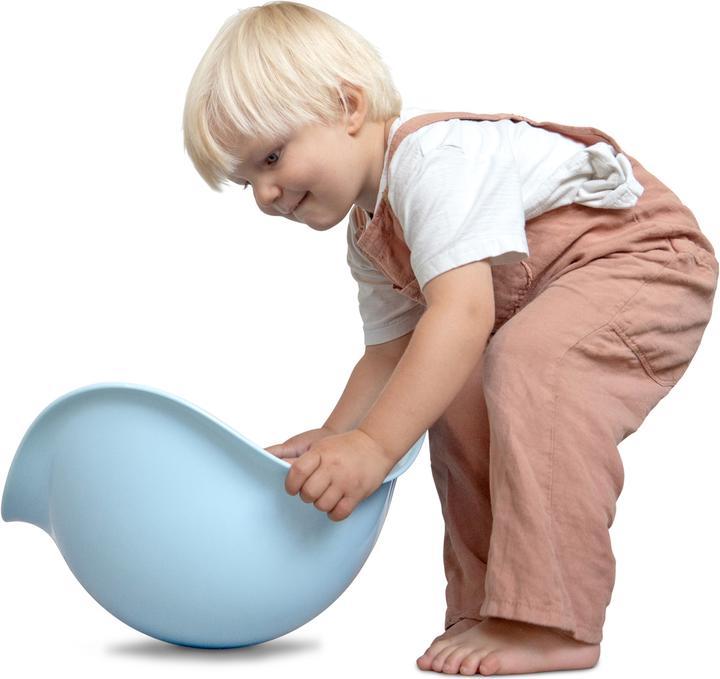 Actual product image Moluk Bilibo balance and play bowl ice blue