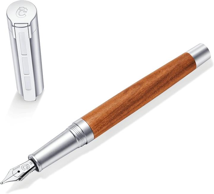 Image du produit Staedtler Stylo plume PREMIUM Lignum bois prune plume F (Marron, 1x)