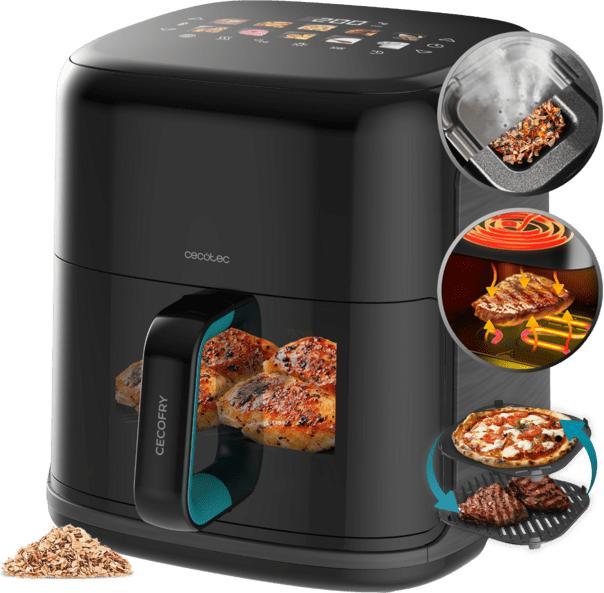 Produktbild Cecotec Air Fryer Cecofry&Grill SmokinPrime 6500 6.5L 2200W Grill Black