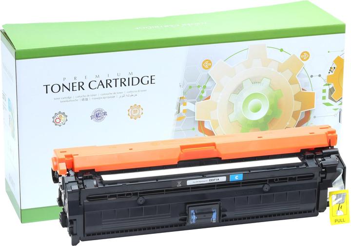 Produktbild STATIC Toner cartridge compatible with CE271A/CE341A/CE741A remanufactured (C)