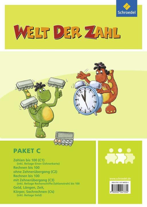 Produktbild Welt der Zahl C1-C4. Inklusionsmaterialien (Deutsch, Christiane Krebsbach, Claudia Neuburg, Heike Bartels, Kurt Hönisch, Martina Sandmann, Thomas Rottmann, 2014)