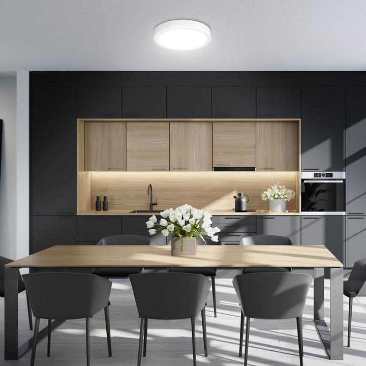 Produktbild B.K.Licht LED Deckenleuchte, weiss, 1xLED/18W (2000 lm)