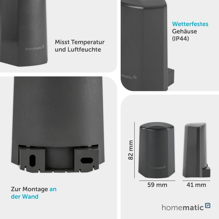 Actual product image Homematic IP Wireless temperature and