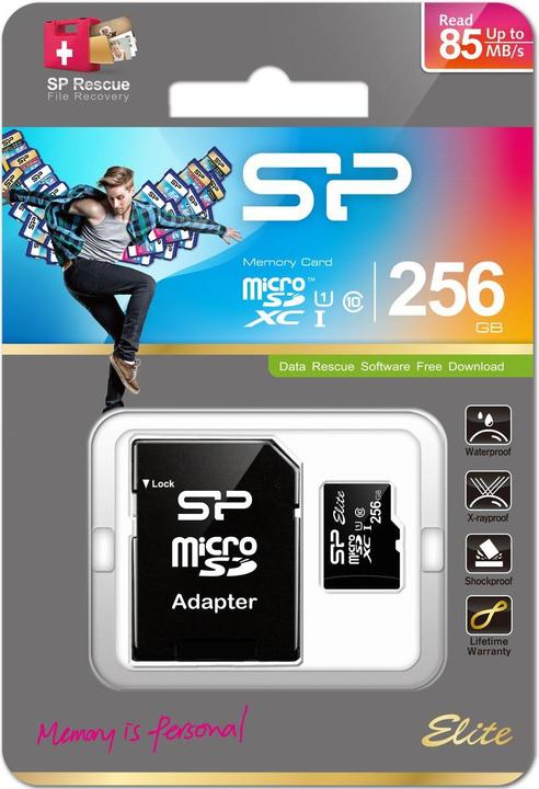 Immagine prodotto Silicon Power élite (256 GB, microSDXC, U1, UHS-I)