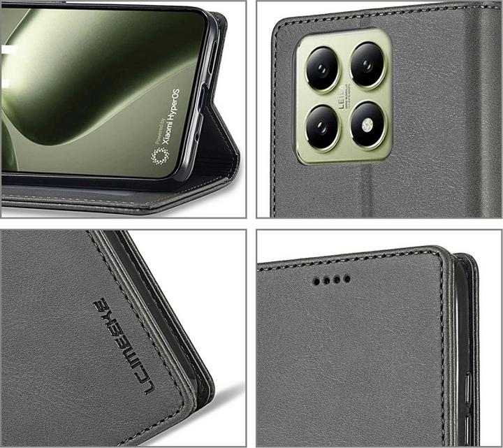 Produktbild LC.Imeeke Xiaomi 14T - Leder Etui Hülle (Xiaomi 14T)