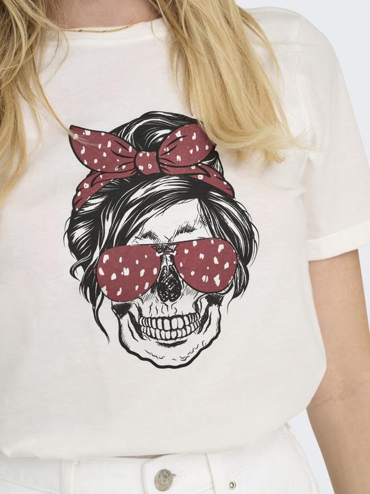 Image du produit Only Onlstella Life S/S Skull Top Cs Jrs (S)